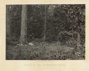 Scene of General McPherson